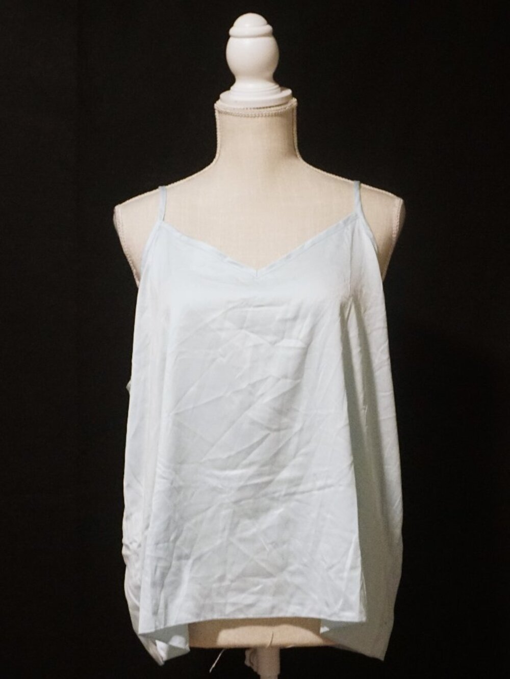 Ink & Ivy Light Blue Satin Camisole Adjustable Straps Women’s XXL